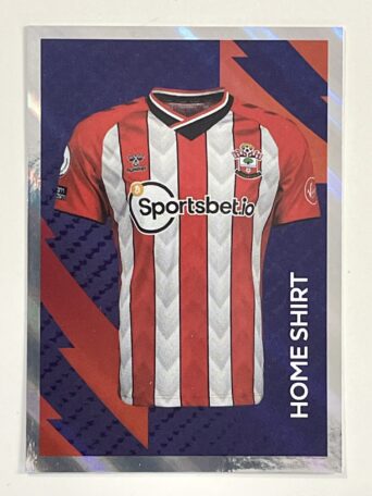 Southampton Home Shirt Panini Premier League 2022 Football Sticker