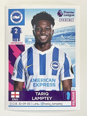 Tariq Lamptey Brighton Panini Premier League 2022 Football Sticker