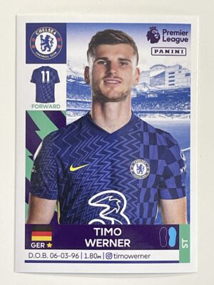Timo Werner Chelsea Panini Premier League 2022 Football Sticker