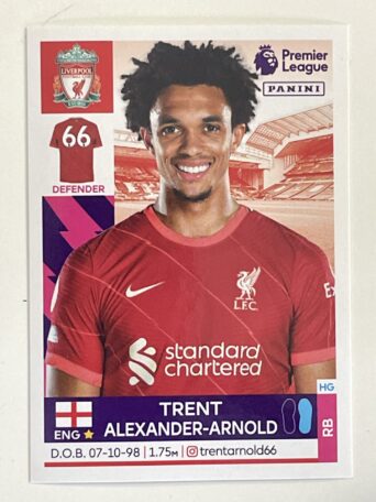 Trent Alexander-Arnold Liverpool Panini Premier League 2022 Football Sticker