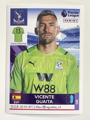 Vicente Guaita Crystal Palace Panini Premier League 2022 Football Sticker