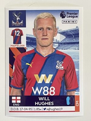 Will Hughes Crystal Palace Panini Premier League 2022 Football Sticker