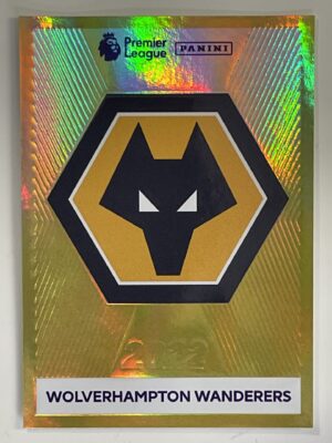Wolverhampton Wanderers Badge Panini Premier League 2022 Football Sticker