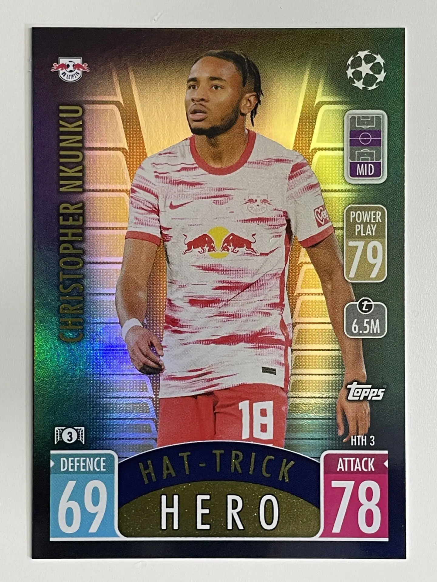 AH3 Christopher Nkunku RB Leipzig Action Highlight Crystal Foil Parallel  Topps Match Attax Extra 2021/22 Card - Solve Collectibles