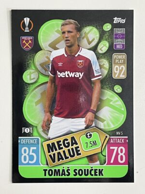 TOPPS MATCH ATTAX 2018-19-#334-WEST HAM UNITED-FAN FAVOURITE-MARK NOBLE 