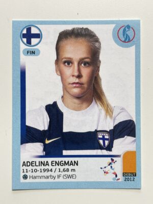 Adelina Engman Finland Base Panini Womens Euro 2022 Stickers Collection