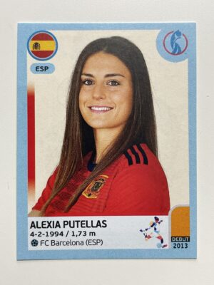 Alexia Putellas Spain Base Panini Womens Euro 2022 Stickers Collection