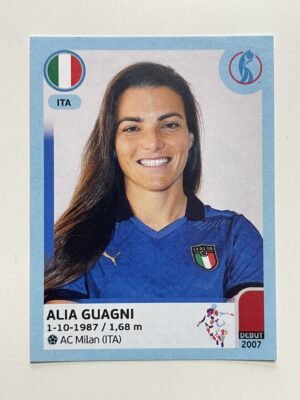 Alia Guagni Italy Base Panini Womens Euro 2022 Stickers Collection