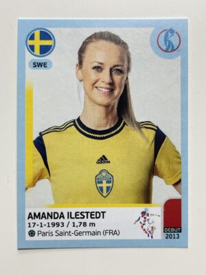 Amanda Ilestedt Sweden Base Panini Womens Euro 2022 Stickers Collection