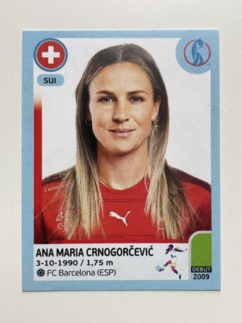 Ana Maria Crnogorcevic Switzerland Base Panini Womens Euro 2022 Stickers Collection