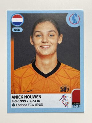Aniek Nouwen Netherlands Base Panini Womens Euro 2022 Stickers Collection