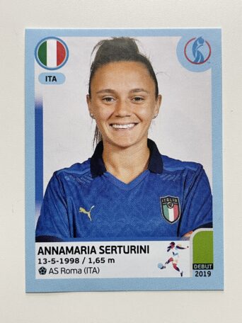 Annamaria Serturini Italy Base Panini Womens Euro 2022 Stickers Collection