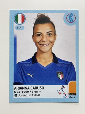 Arianna Caruso Italy Base Panini Womens Euro 2022 Stickers Collection