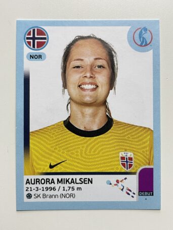 Aurora Mikalsen Norway Base Panini Womens Euro 2022 Stickers Collection
