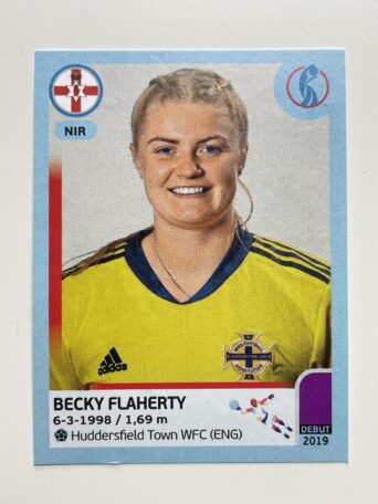 Becky Flaherty Northern Ireland Base Panini Womens Euro 2022 Stickers Collection