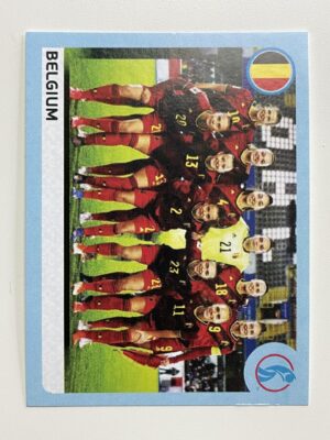Belgium Team Photo Panini Womens Euro 2022 Stickers Collection