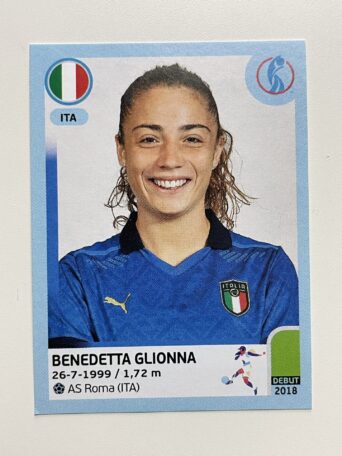 Benedetta Glionna Italy Base Panini Womens Euro 2022 Stickers Collection