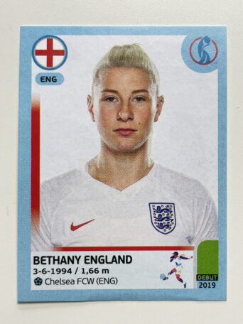 Bethany England England Base Panini Womens Euro 2022 Stickers Collection