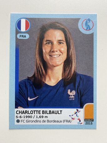 Charlotte Bilbault France Base Panini Womens Euro 2022 Stickers Collection