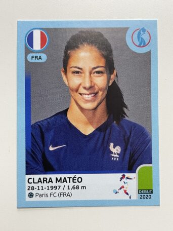 Clara Mateo France Base Panini Womens Euro 2022 Stickers Collection