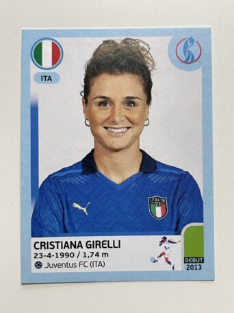 Cristiana Girelli Italy Base Panini Womens Euro 2022 Stickers Collection
