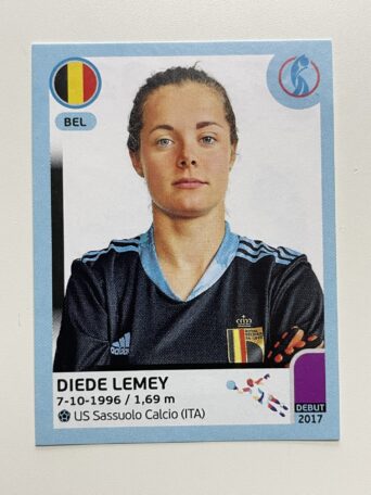 Diede Lemey Belgium Base Panini Womens Euro 2022 Stickers Collection