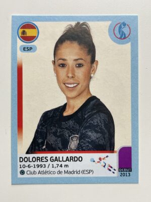 Dolores Gallardo Spain Base Panini Womens Euro 2022 Stickers Collection