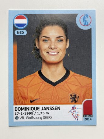 Dominique Janssen Netherlands Base Panini Womens Euro 2022 Stickers Collection