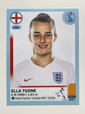 Ella Toone England Base Panini Womens Euro 2022 Stickers Collection