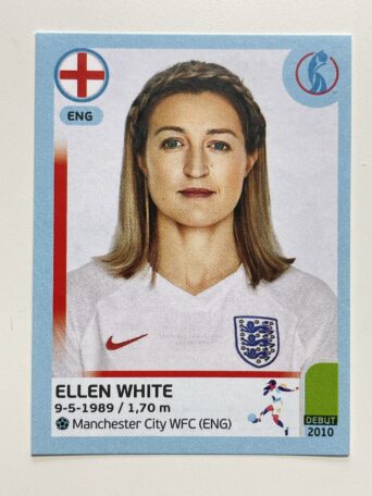 Ellen White England Base Panini Womens Euro 2022 Stickers Collection