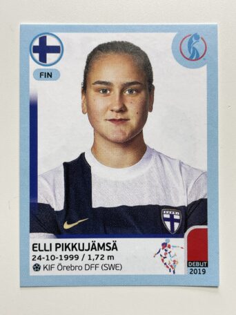 Elli Pikkujamsa Finland Base Panini Womens Euro 2022 Stickers Collection