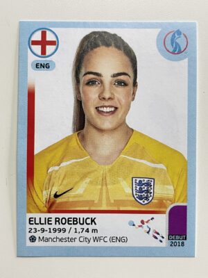 Ellie Roebuck England Base Panini Womens Euro 2022 Stickers Collection