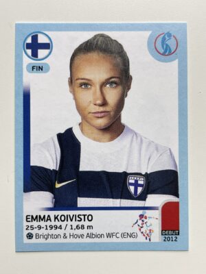 Emma Koivisto Finland Base Panini Womens Euro 2022 Stickers Collection