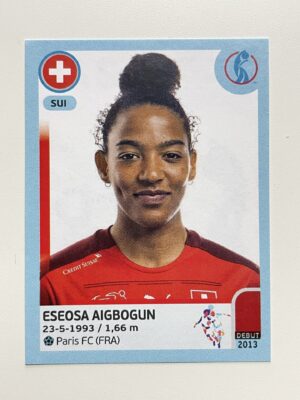 Eseosa Aigbogun Switzerland Base Panini Womens Euro 2022 Stickers Collection