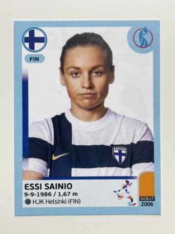 Essi Sainio Finland Base Panini Womens Euro 2022 Stickers Collection