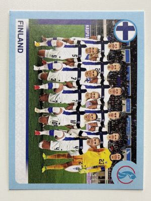 Finland Team Photo Panini Womens Euro 2022 Stickers Collection