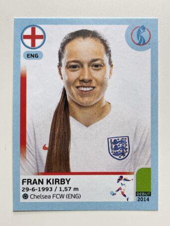 Fran Kirby England Base Panini Womens Euro 2022 Stickers Collection