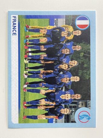 France Team Photo Panini Womens Euro 2022 Stickers Collection