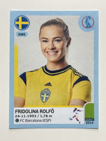 Fridolina Rolfo Sweden Base Panini Womens Euro 2022 Stickers Collection