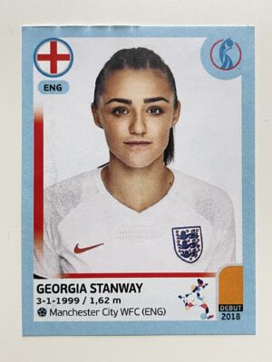 Georgia Stanway England Base Panini Womens Euro 2022 Stickers Collection