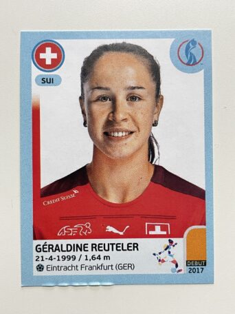 Geraldine Reuteler Switzerland Base Panini Womens Euro 2022 Stickers Collection
