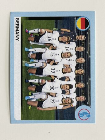 Germany Team Photo Panini Womens Euro 2022 Stickers Collection