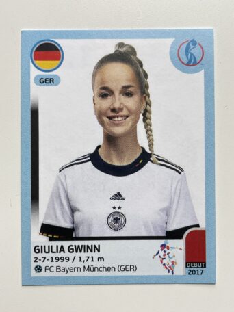 Giulia Gwinn Germany Base Panini Womens Euro 2022 Stickers Collection
