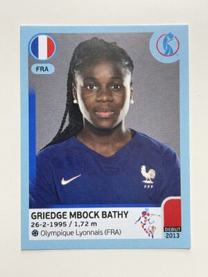 Griedge Mbock Bathy France Base Panini Womens Euro 2022 Stickers Collection