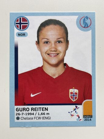 Guro Reiten Norway Base Panini Womens Euro 2022 Stickers Collection