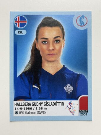 Hallbera Gudny Gisladottir Iceland Base Panini Womens Euro 2022 Stickers Collection