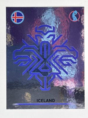 Iceland Badge Panini Womens Euro 2022 Stickers Collection