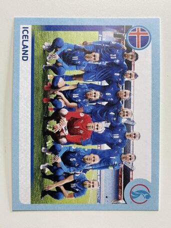 Iceland Team Photo Panini Womens Euro 2022 Stickers Collection