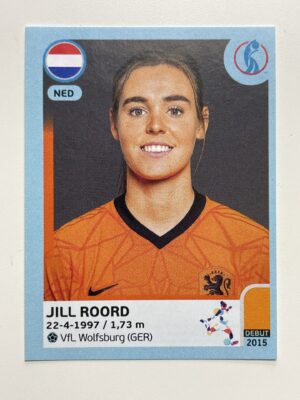 Jill Roord Netherlands Base Panini Womens Euro 2022 Stickers Collection