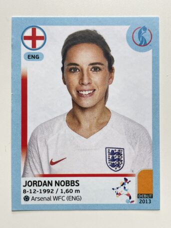 Jordan Nobbs England Base Panini Womens Euro 2022 Stickers Collection